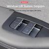Window Lift Button Sequins Trim for Tesla Model 3 Y Juniper Launch 2025 ABS 7PCS Chrome Window Switch Button Cover Accessories