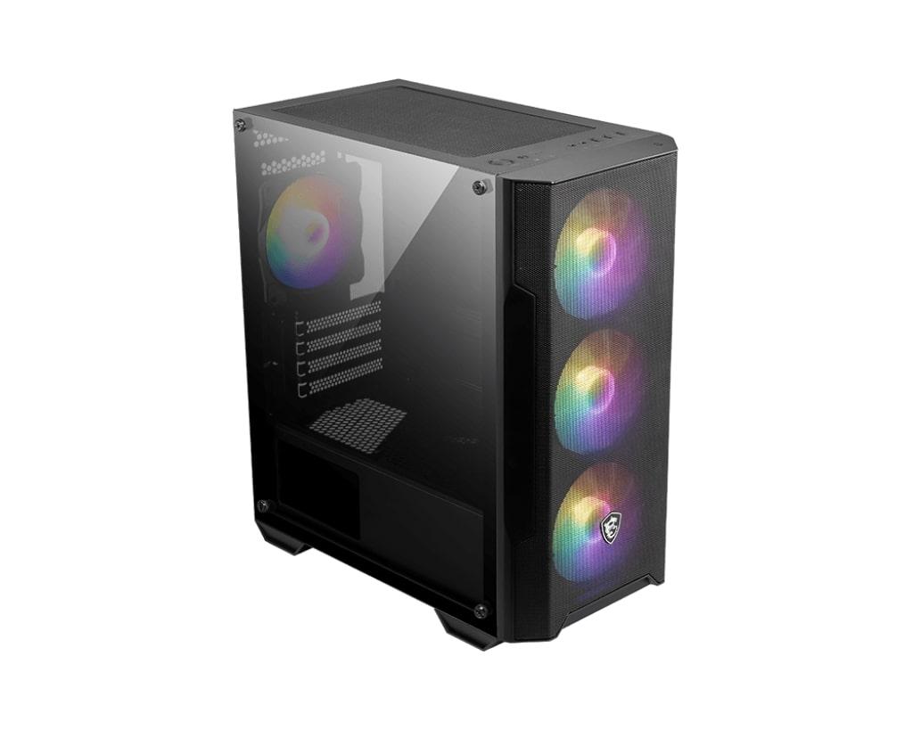 MSI PC Case MAG FORGE M100A Black Micro ATX Tower Power Supply Included No