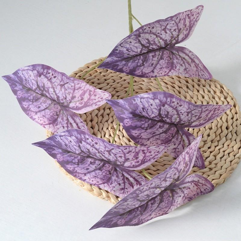 Fake Green Plant With Diverse Color Options For Photography Settings And Home Styling