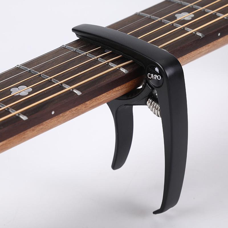 Universal Zinc Alloy Guitar Capo for Folk and Classical Instruments