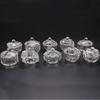 New Nail Art Crystal Glass Acrylic Powder Liquid Nail Cup Dappen Dish Lid Bowl Cup Holder Equipment Crystal Glass Nail Art Tools