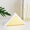 Stainless Steel Triangular Paper Towel Holder Rack Organizer for Kitchen Bedroom Bathroom