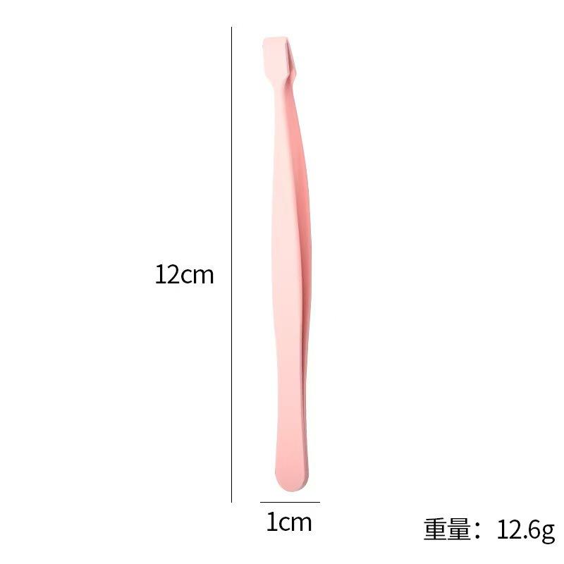 

Stainless Steel Tweezers for DIY False Lashes, Glue-Free Lower Lashes Applicator TweezersMakeup Pink