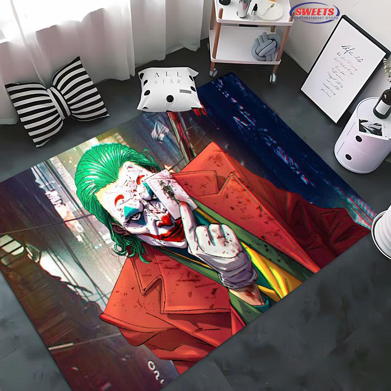 New Arrival! Classic Joker Carpet, Living Room Bedroom Office Area Children's Room of Choice, Non-slip Machine Washable Mat Gift