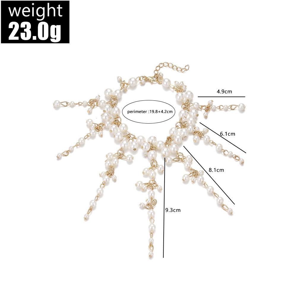 Bracelet, Fashion Light Luxury Personalized Gold Pearl Fringed Bracelet Bracelet Jewelry