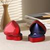 Luxury LED Jewelry Storage Box Soft Velvet Ring Necklace Pendant Display Case for Proposal Anniversary Valentine's Day Gift