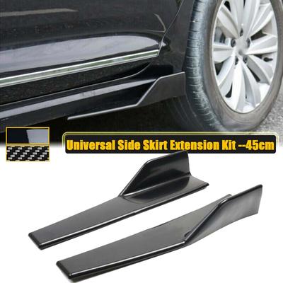 Universal för Ford Focus MK2 MK3 MK4 Kuga Escape Fiesta Mondeo Fusion sidokjolskydd Body Kit Spoiler Trim Bil