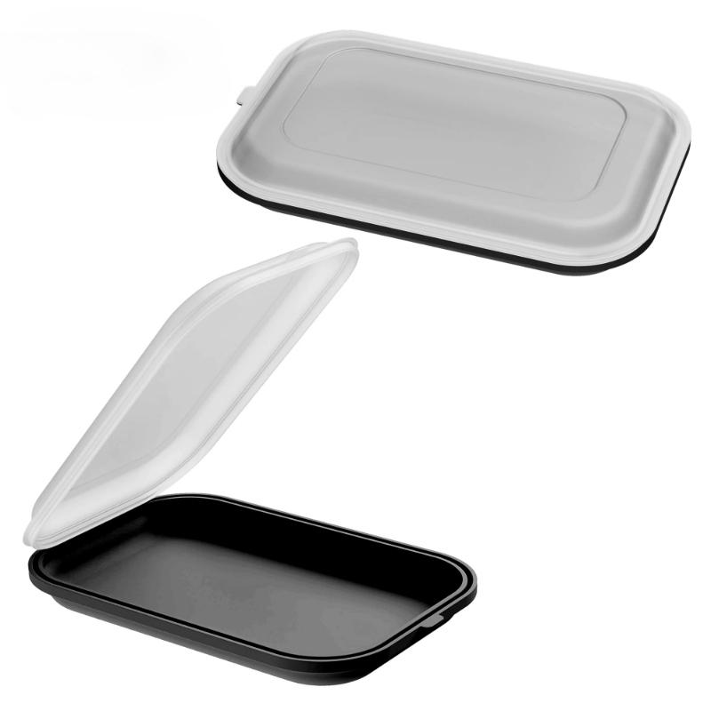 

4 Color Refrigerator Storage Compartments for Fruits and Vegetables, Reusable Food and Frozen Meat Packaging Boxes чорний