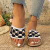 Fashion Shoes for Women 2025 New Summer Best Seller Flat Slippers Hot Sale Open Toe Slippers Fashion Rivet Daily Comfortable Slippers