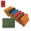 Tochigi Leather Trifold Mini Wallet Green W:100mm H:80mm