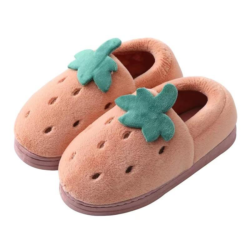 Neue Tasche und Baumwollpantoffeln Haushalt Herbst und Winter Zuhause Niedlich Paar Indoor Flauschig Studenten Warmhalten