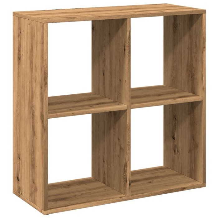 VidaXL Étagère séparatrice de pièce chêne artisanal 69,5x29x69,5 cm, étagère, étagère à livres, étagère de rangement, 858011