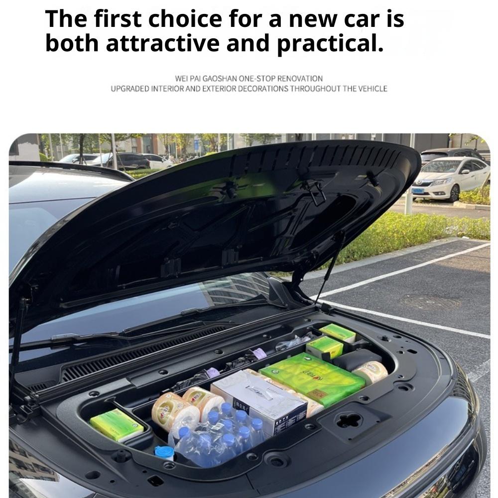 For Leapmotor C10 C16 2024 Electric Version Front Trunk Storage Box Engine Bay Modification Car Parts