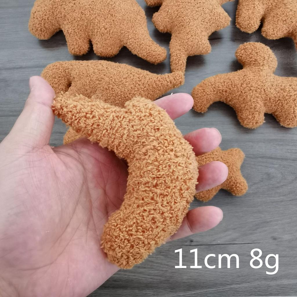 Dinosaur Chicken Nugget Doll Pillow Stegosaurus Tyrannosaurus Plush Toy