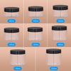 100ml Matte Cream PET Plastic Refill Jar - Transparent Wide Mouth Cosmetic Bottle for Face Cream & Hair Mask
