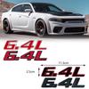 1Pc 3D Metal 392 345 6.4L 5.7 Logo Car Sticker Emblem Badge Decals Auto Tail