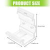 1Set Rollers Shade Pull Down Clip Cordless Shade Handle Clamps Rollers Shade Pulls for Rod Rolling Curtain Accessories