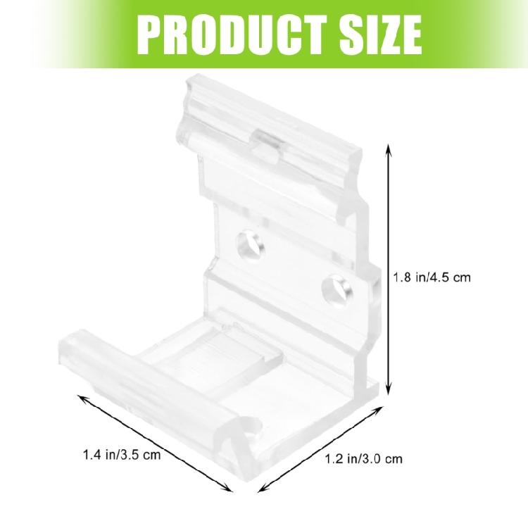 1Set Rollers Shade Pull Down Clip Cordless Shade Handle Clamps Rollers Shade Pulls for Rod Rolling Curtain Accessories