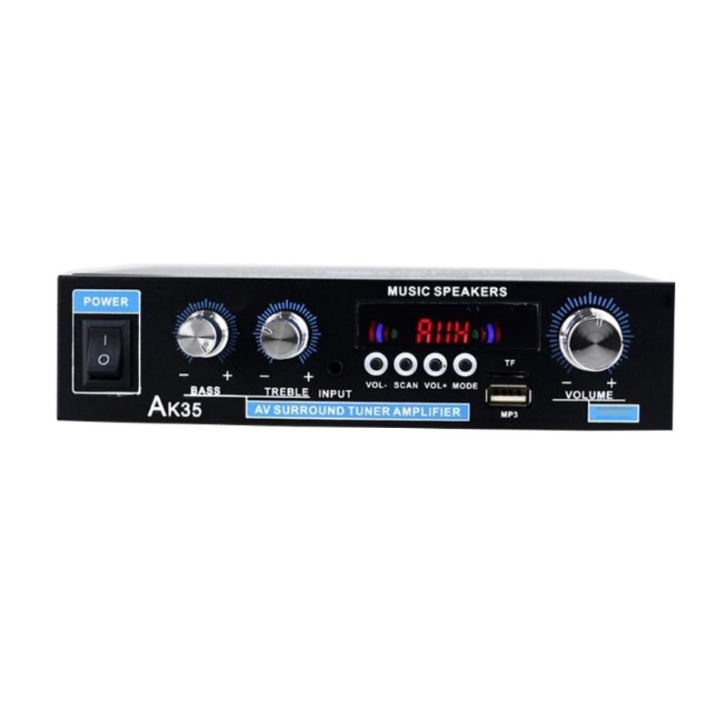 Home Car Amplifiers FM HiFi Digital Amplifier Stereo Bluetooth-compatible 5.0 Surround Sound Music Subwoofer Speakers