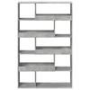 Room Divider Concrete Grey 100 x 33 x 156.5 cm Wood Based Material
