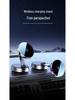 2025 Wireless Charger Car Mount with Nano Adhesive, Magnetic Suction Cup, and Seven-Color Ambient Light.