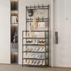 Clothes Rack Multi Layer Shoe Rack Multi Layer Steel Pipe Shoe and Hat Rack Clothing Rack Large Capacity Multifunctional Rack