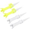 4Pcs PU Plastic 4 Claw Golf Tees 180 Degree Rotating Balls Playing Holder Accessory