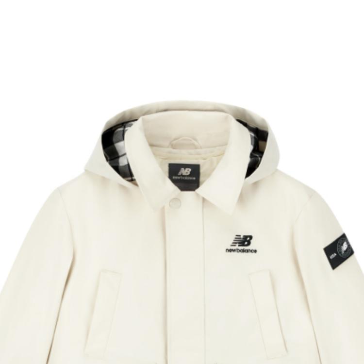 New Balance Padded Jacket Ecru Kids' 7AD37013-LBG