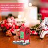 Ornament Handicraft Ornaments Tabletop Christmas Dessert Mailbox Figurine Red Crafts