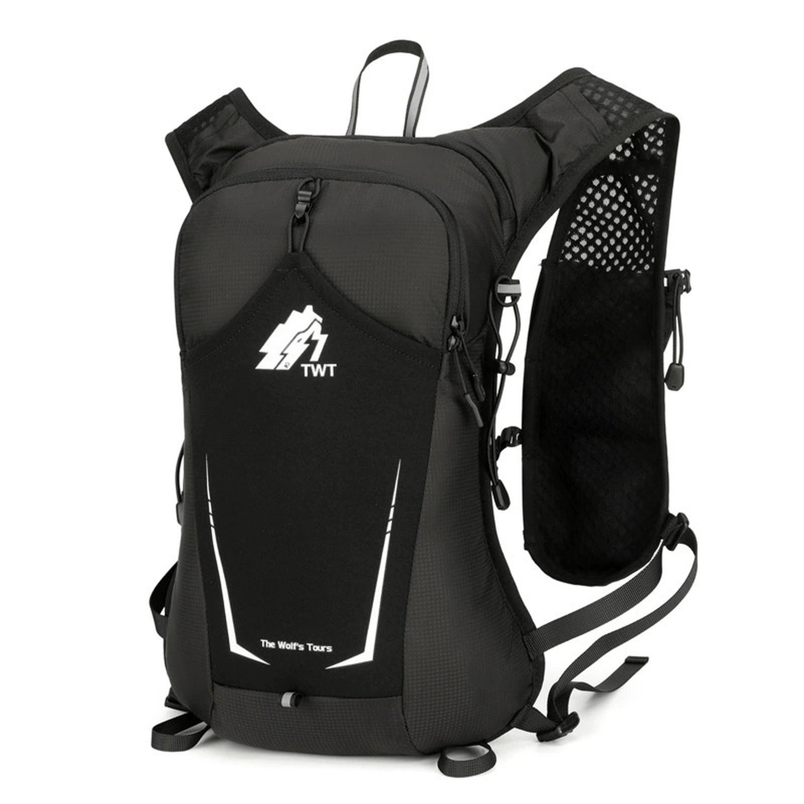

Hydration Backpack 10L Lightweight Running Vest Water Bladder Pack Hiking Cycling Outdoor Bag No Water Bag One Size чёрный