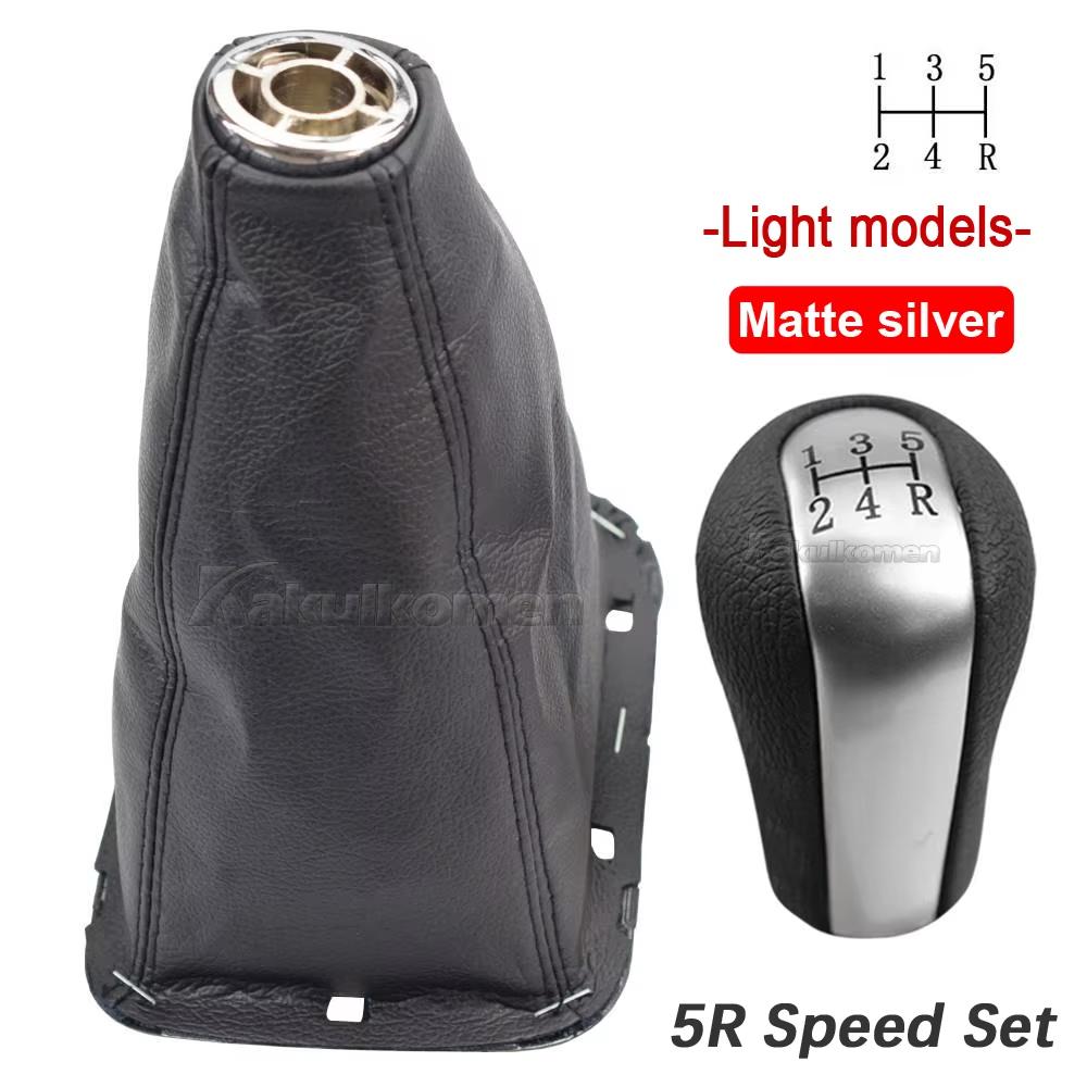 Manuell 5 6-Gang Für Toyota Avensis T25 MK2 II 2003-2009 Auto Schaltknauf Hebel Schalthebel Griff Stiel Manschette Stiefel Abdeckung Hülle