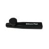 Silicone Hand Pipe with Compatible with Available In 6 Colors Lid, Tune/actiTube Filters, (Black)