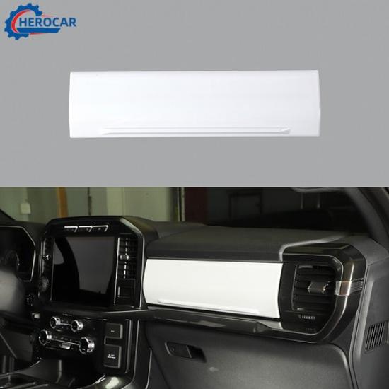 Dash Co-pilot Dashboard Storage Frame Panel Trim Cover For Ford F150 + White