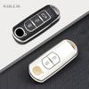 Tpu Car Remote Key Case Cover Shell Fob For Mazda 2 3 6 Atenza Axela Demio Cx-5 Cx5 Cx-3 Cx7 Cx-9 Cx30 Mx-5 Accessories Keychain