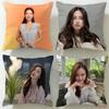 Popular Actress Baifern Cushion Cover Soft & Easy-Wash Pillow Case – Versatile for Couch, Bed, Travel and Office