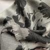 Elegant Floral Jacquard Woven Scarf Shawl for Europe and America