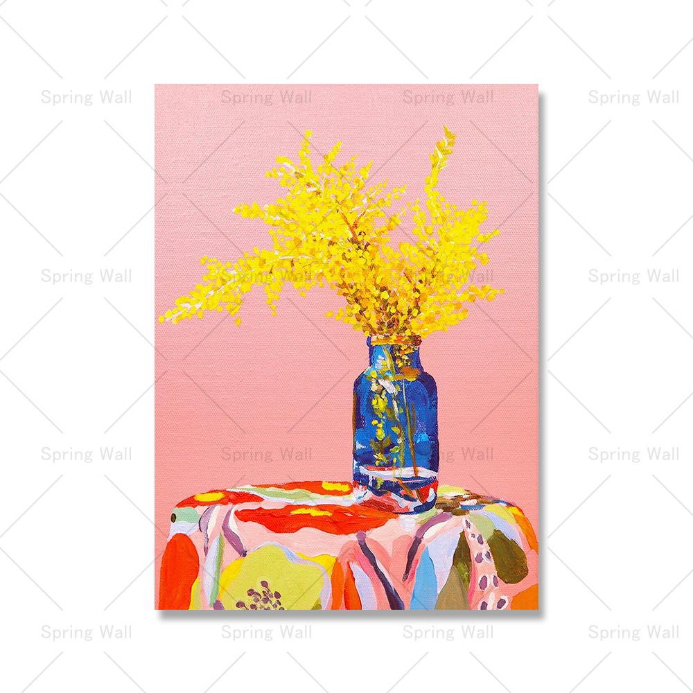 

Австралийские цветы Розовая акация Натюрморт Холст Картина Настенное искусство Роза Кофе С пивом Постеры Принты Картина Декор для кухни Бара 21x30cm No Framed