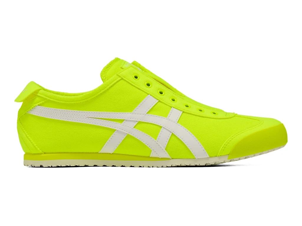 1183A360-752 Onitsuka Tiger Mexico 66 Slip On Safety Yellow/White (Men's)