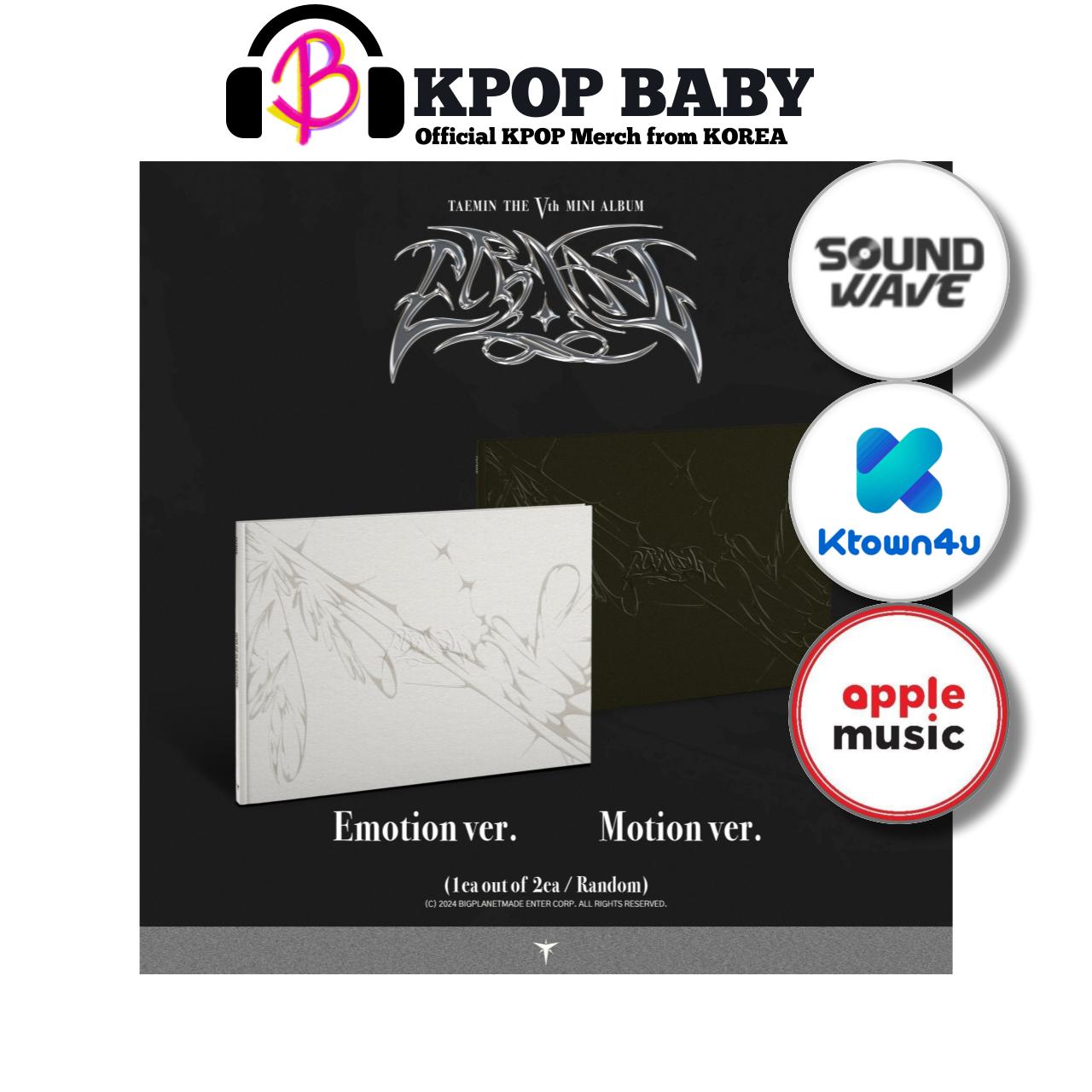 

[Предзаказ] TAEMIN - 5-й мини-альбом [ETERNAL] (POB) NO POB (RANDOM)