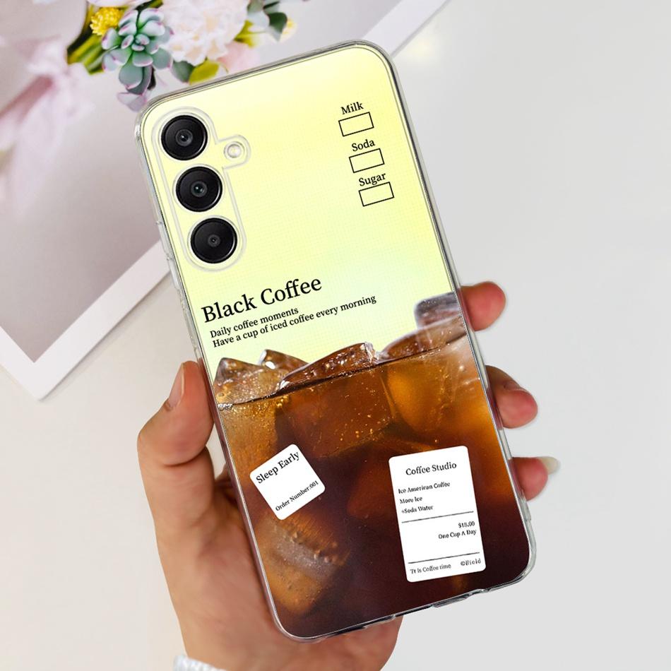 For Samsung Galaxy A25 Case Samsung A25 5G SM-A256B 2023 Elegant Printing Soft Silicone TPU Slim Phone Back Cover