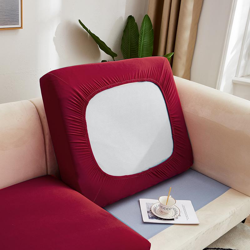 Solidastic Seat Cushion Cover Stretch Sofa Covers For Living Room Furniture Protector Sofa Slipcover Couch Cover Removable