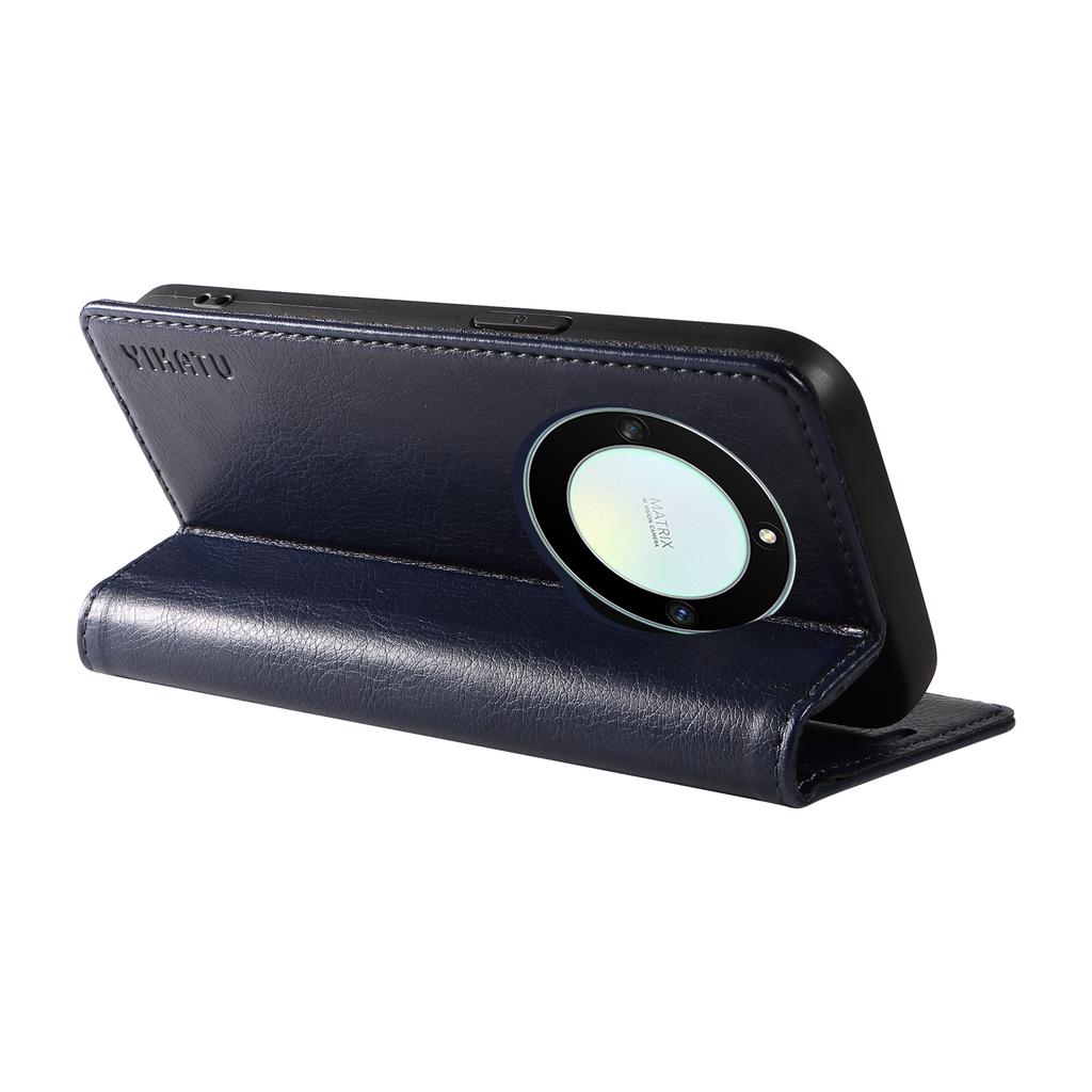 YIKATU YK-006 For Honor X40 5G/X9a 5G/Magic5 Lite 5G Leather Case Litchi Texture Phone Wallet Cover