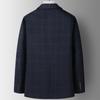 Anzug Herren Herbst und Winter Neu Lässiger Woll-Plaid-Anzug Herren Kaschmirjacke