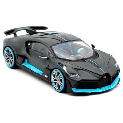 Maisto 1/24 Bugatti Chiron Divo Šedá (Limitovaná edice, verze s otevřenou kapotou) / Kovový model auta, Hotový model, 31526 GY(CN)