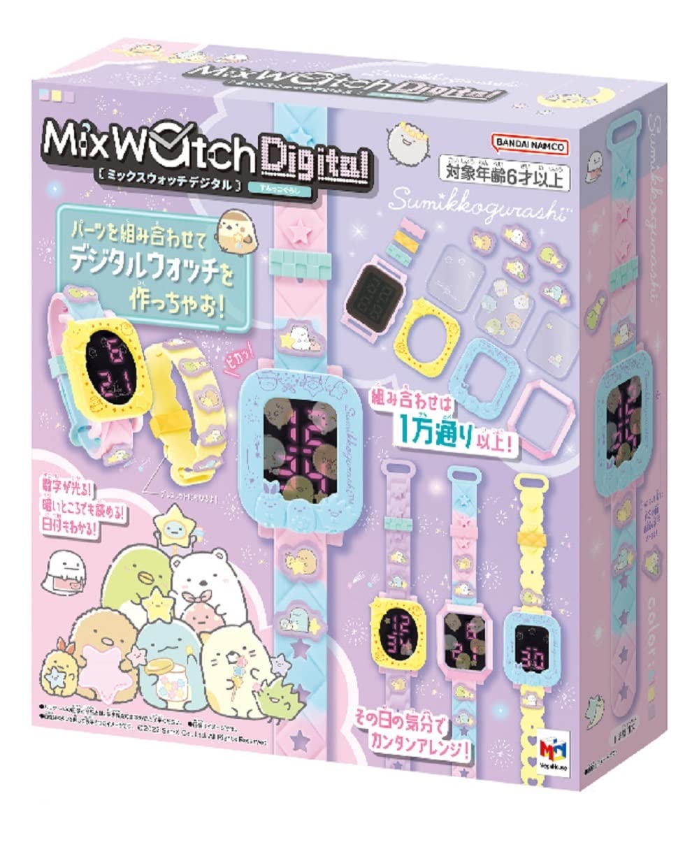 Megahouse MixWatch Цифровые Sumikkogurashi 6 и (Возраст до)