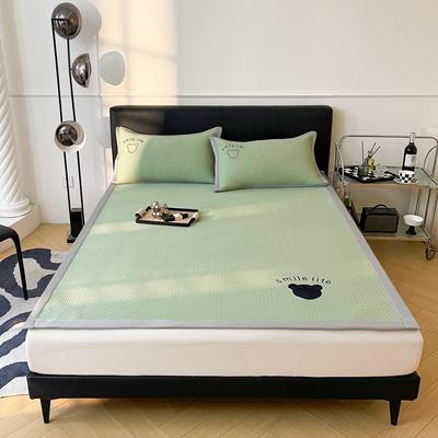 1PC Cold Cold Bean Ice Silk Mat 2024 Summer New Air Conditioning Soft Can Be Washed by Machine (not Including Pillowcase)