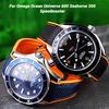 For Omega Seamaster 300 Observatory Ocean Universe 600 Nylon Rubber Silicone men WatchBand 20mm 21mm 22mm Watch Strap Bracelet