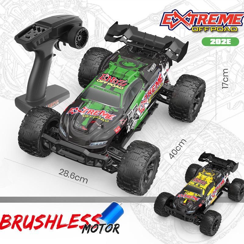1:10 Brushless 4WD High-Speed RC Off-Road Climbing Truck, Electric Semi-Short, 60KM Charging