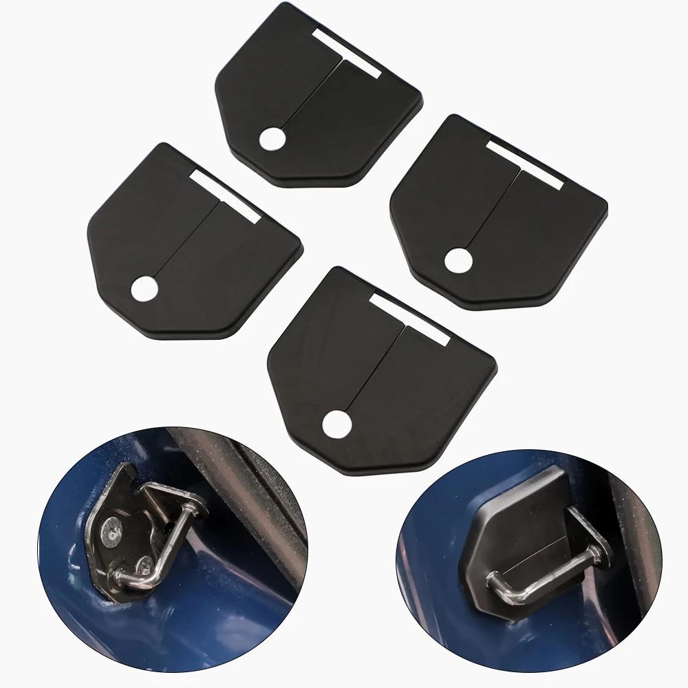 4Pcs/set ABS Car Door Lock Cover Decoration Protection Cover for Ford Focus 2 MK2 2005-2014 Car Styling Accessories