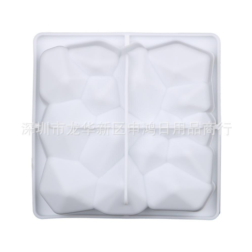 

Квадратная силиконовая форма для мусса для торта, круглая форма для десерта «сделай сам» белый